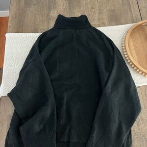 Lulu's Classic Black Knit Sweater
